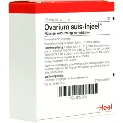 OVARIUM SUIS Injeel ampoules, 10 pcs