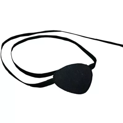 AUGENKLAPPE with black tie, 1 piece AUGENKLAPPE with black tie, 1 piece