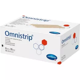 OMNISTRIP Wound suture strips 6x76 mm, 150 pieces