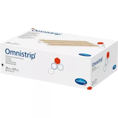 OMNISTRIP Wound suture strips 25x127 mm, 200 pieces OMNISTRIP Wound suture strips 25x127 mm, 200 pieces