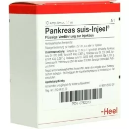 PANKREAS SUIS Injeel ampoules, 10 pcs