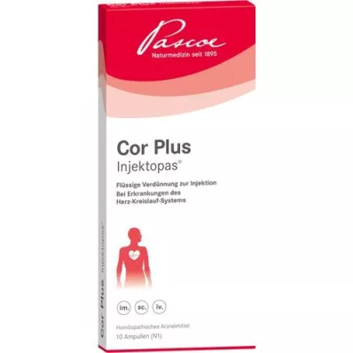 COR PLUS Injectopas liquid dilution for injection amp, 10 pcs