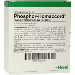 PHOSPHOR HOMACCORD Ampoules, 10 pcs