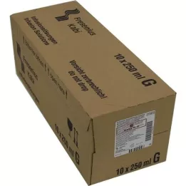 KOCHSALZLÖSUNG 0.9% glass bottle Fresenius, 10X250 ml