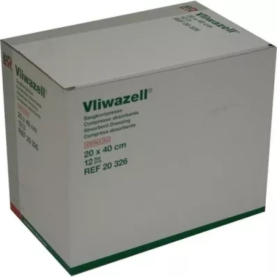 VLIWAZELL Suction compresses sterile 20x40 cm, 12 pieces