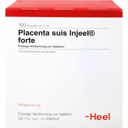 PLACENTA SUIS Injeel forte ampoules, 100 pcs