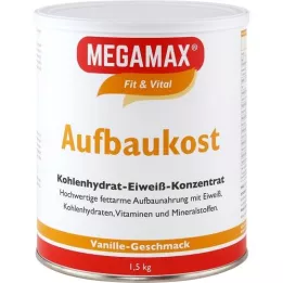 MEGAMAX Nutritional vanilla powder, 1.5 kg