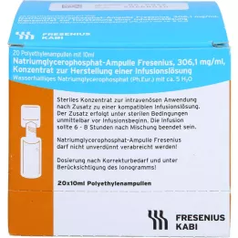 NATRIUMGLYCEROPHOSPHAT Ampoule infusion solution concentrate, 20X10 ml