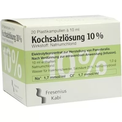 KOCHSALZLÖSUNG 10% infusion solution concentrate, 20X10 ml KOCHSALZLÖSUNG 10% infusion solution concentrate, 20X10 ml