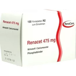 RENACET 475 mg film-coated tablets, 100 pcs