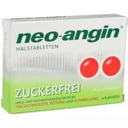 NEO-ANGIN Throat lozenges sugar-free, 24 pcs