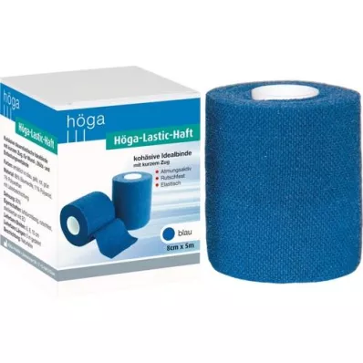 HÖGA-LASTIC-adhesive bandage 8 cmx5 m blue, 1 piece HÖGA-LASTIC-adhesive bandage 8 cmx5 m blue, 1 piece
