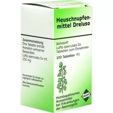 HEUSCHNUPFENMITTEL Dreluso tablets, 100 pcs HEUSCHNUPFENMITTEL Dreluso tablets, 100 pcs