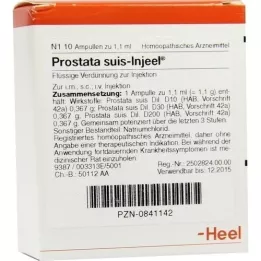 PROSTATA SUIS Injeel ampoules, 10 pcs