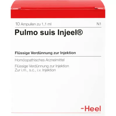 PULMO SUIS Injeel ampoules, 10 pcs PULMO SUIS Injeel ampoules, 10 pcs