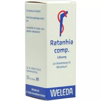 RATANHIA COMP.external solution, 20 ml RATANHIA COMP.external solution, 20 ml