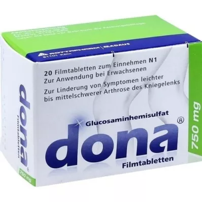 DONA 750 mg film-coated tablets, 20 pcs DONA 750 mg film-coated tablets, 20 pcs