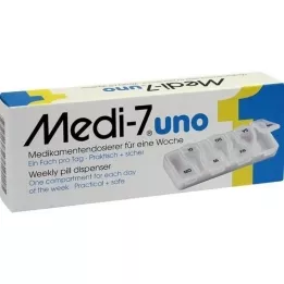MEDI 7 uno medication dispenser for 7 days white, 1 piece