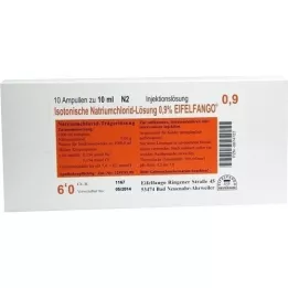 ISOTONISCHE NaCl solution 0.9% Eifelfango Inj. solution, 10X10 ml