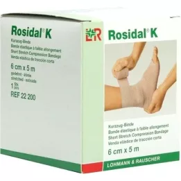 ROSIDAL K bandage 6 cmx5 m, 1 piece