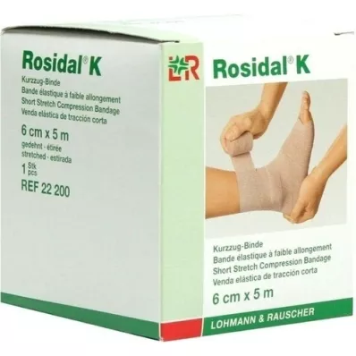 ROSIDAL K bandage 6 cmx5 m, 1 piece ROSIDAL K bandage 6 cmx5 m, 1 piece
