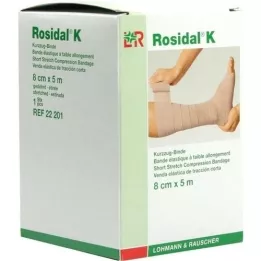 ROSIDAL K bandage 8 cmx5 m, 1 piece