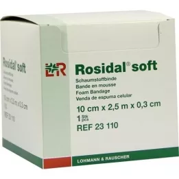 ROSIDAL Soft bandage 10x0.3 cmx2.5 m, 1 piece