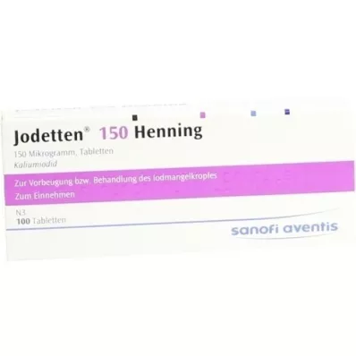 JODETTEN 150 Henning tablets, 100 pcs JODETTEN 150 Henning tablets, 100 pcs