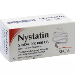 NYSTATIN STADA 500,000 IU coated tab., 20 pcs