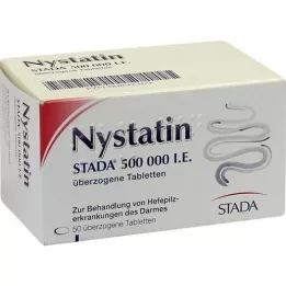 NYSTATIN STADA 500,000 IU coated tab., 50 pcs