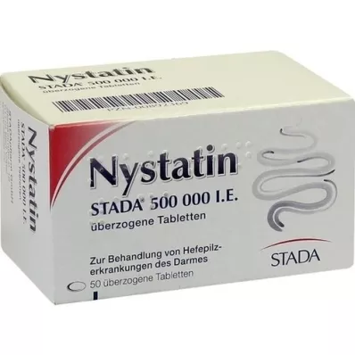 NYSTATIN STADA 500,000 IU coated tab., 50 pcs NYSTATIN STADA 500,000 IU coated tab., 50 pcs