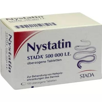 NYSTATIN STADA 500,000 IU coated tab., 100 pcs