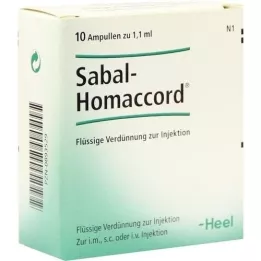 SABAL HOMACCORD Ampoules, 10 pcs