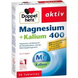 DOPPELHERZ Magnesium + potassium tablets, 30 pcs