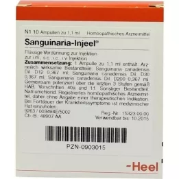 SANGUINARIA INJEEL Ampoules, 10 pcs