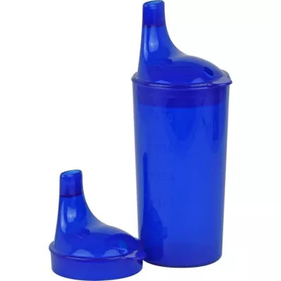 TRINKBECHER with 2 lids blue, 1 pc