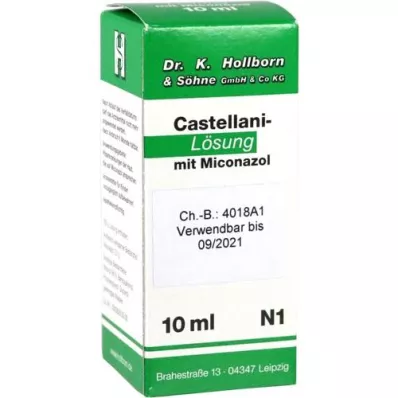 CASTELLANI m. Miconazole solution, 10 ml