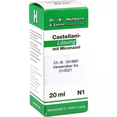 CASTELLANI m. Miconazole solution, 20 ml