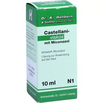 CASTELLANI viscous with miconazole solution, 10 ml CASTELLANI viscous with miconazole solution, 10 ml