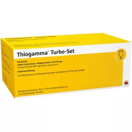 THIOGAMMA Turbo Set injection bottles, 5X50 ml