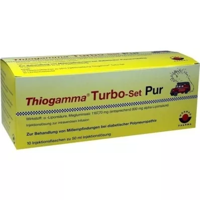 THIOGAMMA Turbo Set Pur injection bottles, 10X50 ml