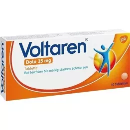VOLTAREN Dolo 25 mg coated tablets, 10 pcs