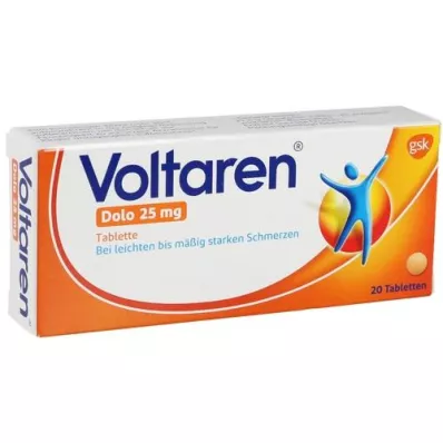 VOLTAREN Dolo 25 mg coated tablets, 20 pcs