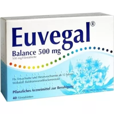 EUVEGAL Balance 500 mg film-coated tablets, 40 pcs EUVEGAL Balance 500 mg film-coated tablets, 40 pcs