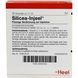 SILICEA INJEEL Ampoules, 10 pcs