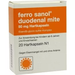 FERRO SANOL duodenal mite 50 mg gastric juice hard, 20 pcs