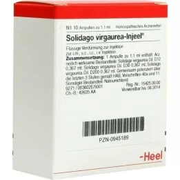 SOLIDAGO VIRGAUREA INJEEL Ampoules, 10 pcs