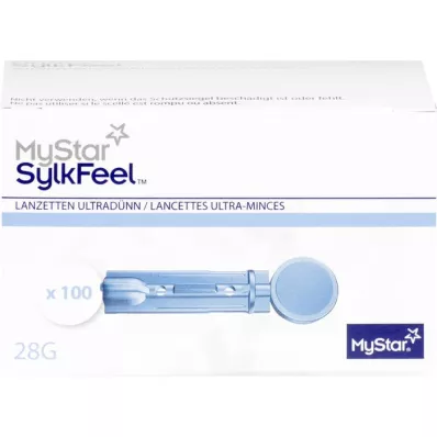 MYSTAR SylkFeel lancets 28 G, 100 pcs MYSTAR SylkFeel lancets 28 G, 100 pcs