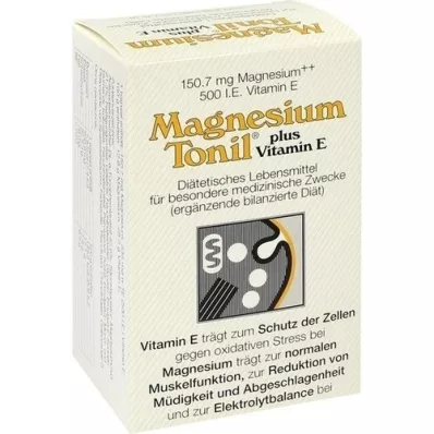 MAGNESIUM TONIL plus vitamin E capsules, 100 pieces MAGNESIUM TONIL plus vitamin E capsules, 100 pieces