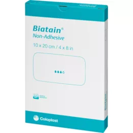 BIATAIN Foam dressing 10x20 cm non-adhesive, 5 pcs